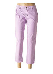 Pantalon droit violet REIKO pour femme seconde vue