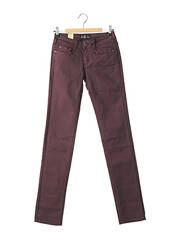 Pantalon slim violet CIMARRON pour femme seconde vue