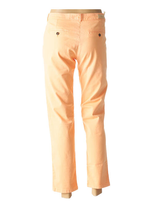 Pantalon droit orange REIKO pour femme