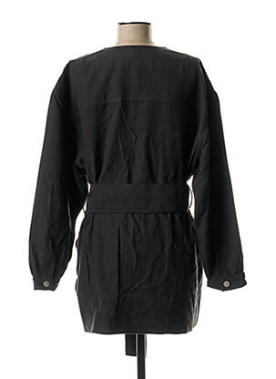 Veste casual col rond noir MARTINE JARLGAARD femme