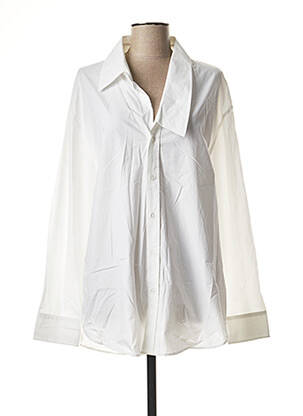 Chemise manches longues manches longues blanc BACK homme