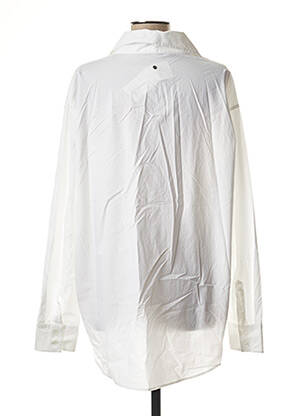 Chemise manches longues manches longues blanc BACK homme