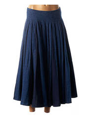 Jupe longue bleu FAÇON JACMIN pour femme seconde vue