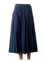 Jupe longue bleu FAÇON JACMIN pour femme seconde vue