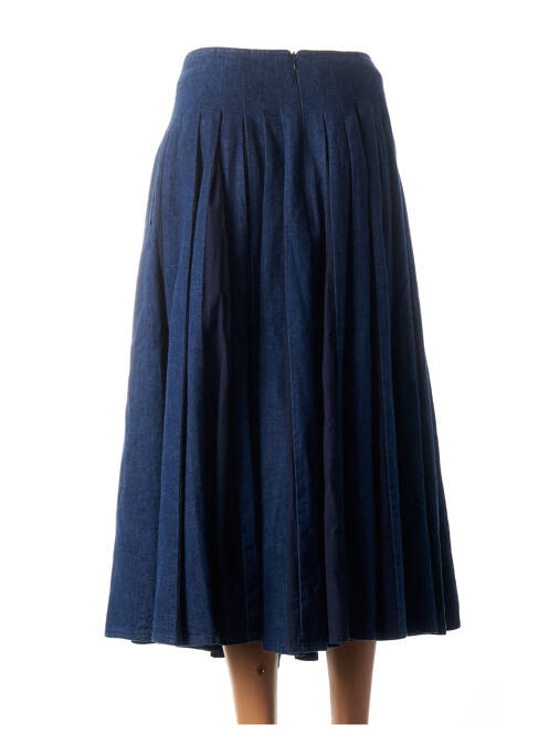 Jupe longue bleu FAÇON JACMIN pour femme