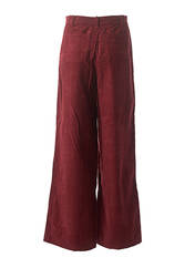 Pantalon large rouge PEOPLE TREE pour femme seconde vue
