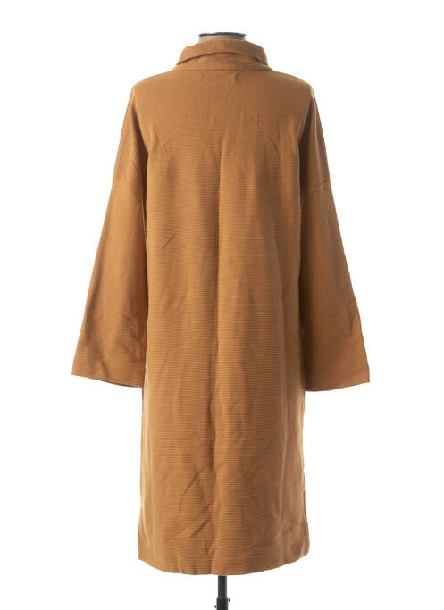 Robe mi-longue beige NOUMENON pour femme