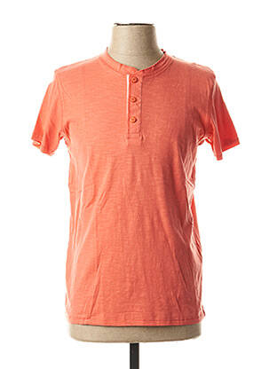 T-shirt orange CROSSBY pour homme