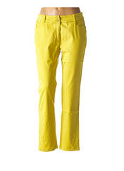 Pantalon 7/8 jaune AVENTURES DES TOILES pour femme seconde vue