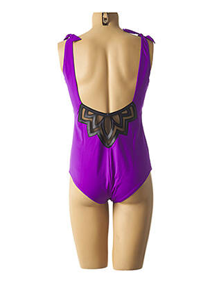 Maillot de bain 1 pièce stretch violet SIMONE PERELE femme
