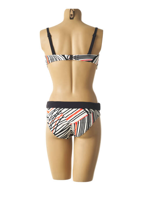 Maillot de bain 2 pièces blanc BELCOR pour femme