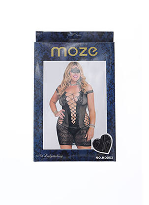 Jupon /fond de robe stretch noir MOZE femme