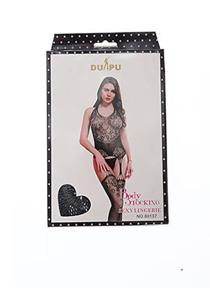 Body lingerie noir DUPU pour femme