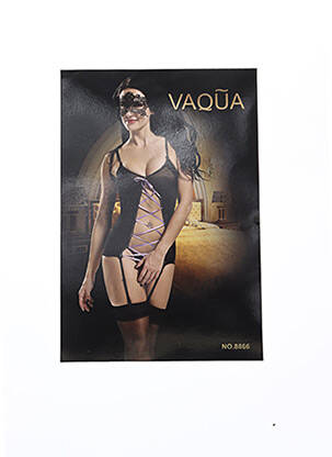 Body lingerie noir VAQUA pour femme