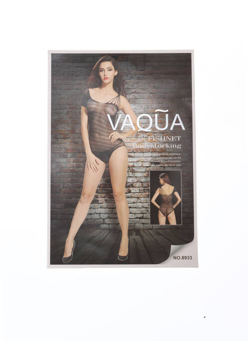 Body lingerie noir VAQUA pour femme