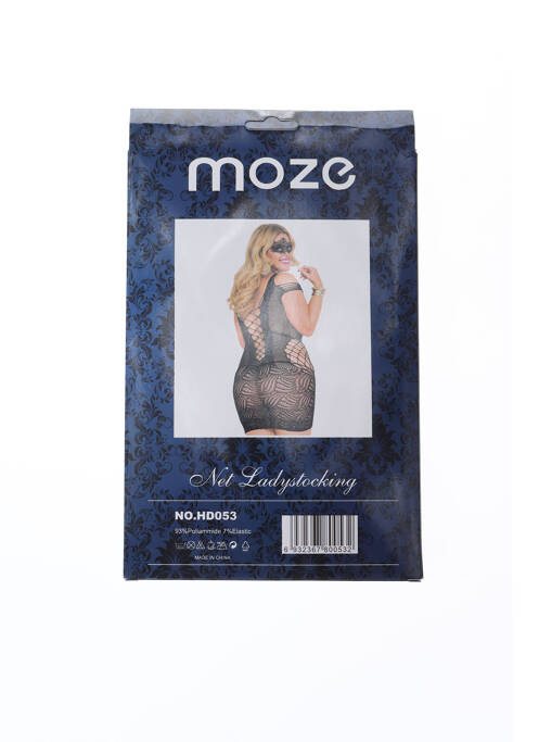 Jupon /Fond de robe noir MOZE pour femme