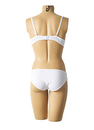 Ensemble lingerie bretelles élastiquées ajustables gris LUNNA femme