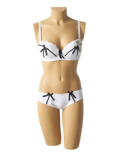 Ensemble lingerie gris LUNNA pour femme