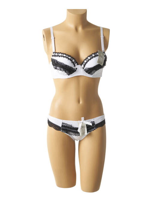 Ensemble lingerie gris LUNNA pour femme