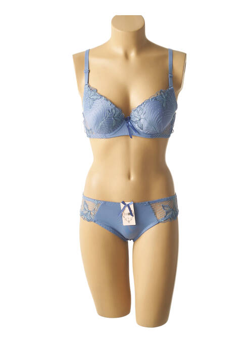Ensemble lingerie bleu HANA pour femme