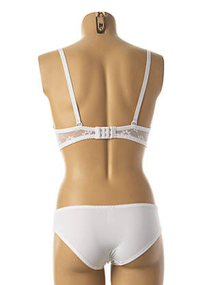 Ensemble lingerie culotte blanc HANA femme