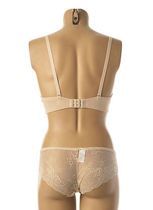 Ensemble lingerie bretelles élastiquées ajustables chair HANA femme