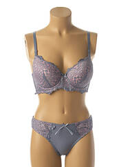 Ensemble lingerie bleu HANA pour femme seconde vue