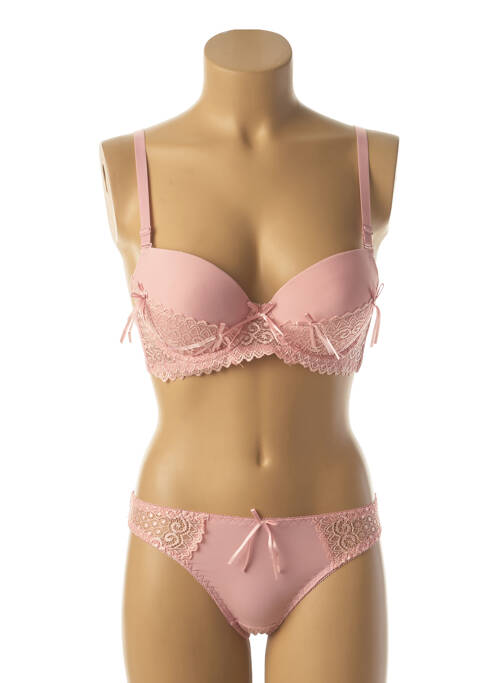Ensemble lingerie rose HANA pour femme