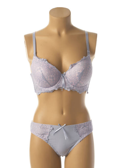 Ensemble lingerie violet HANA pour femme