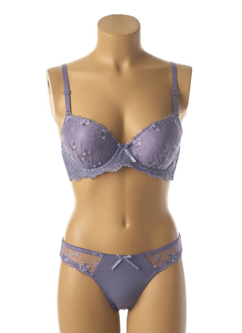 Ensemble lingerie violet HANA femme