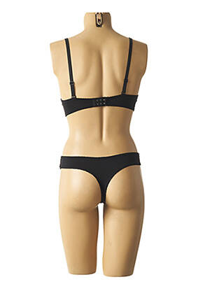 Ensemble lingerie tanga noir HANA femme