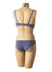 Ensemble lingerie bleu HANA pour femme seconde vue
