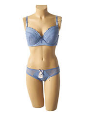 Ensemble lingerie bleu HANA pour femme seconde vue
