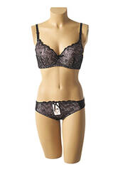 Ensemble lingerie noir HANA pour femme seconde vue