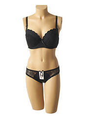 Ensemble lingerie noir HANA pour femme seconde vue