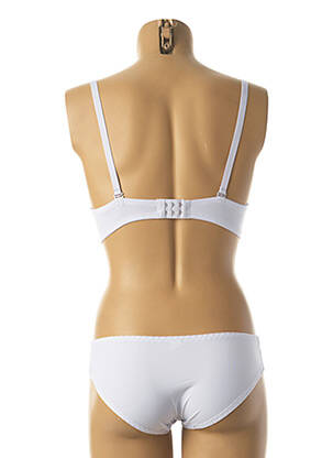 Ensemble lingerie culotte blanc HANA femme