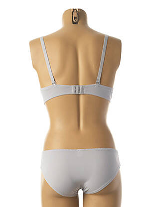 Ensemble lingerie culotte gris HANA femme