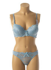 Ensemble lingerie bleu HANA pour femme seconde vue