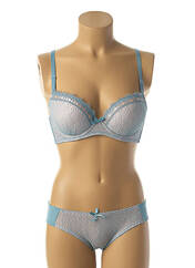 Ensemble lingerie bleu HANA pour femme seconde vue