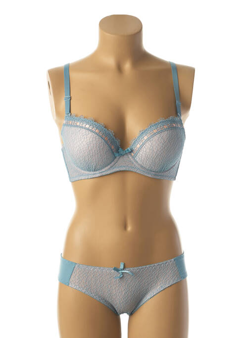 Ensemble lingerie bleu HANA pour femme