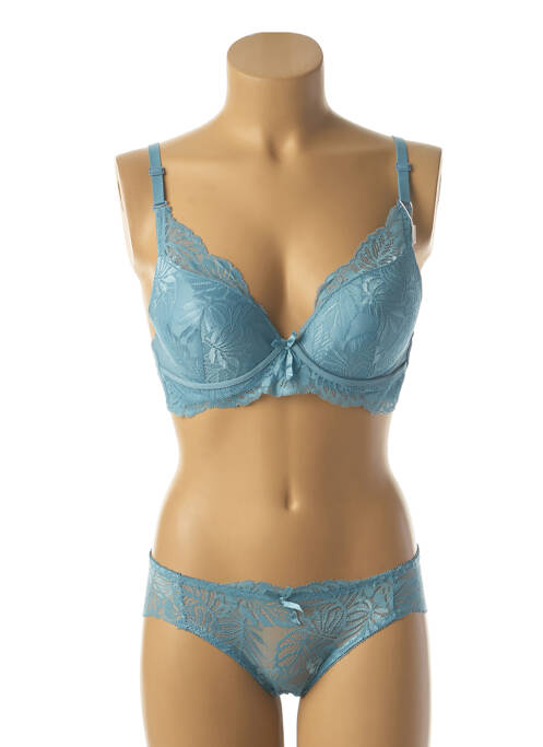 Ensemble lingerie bleu HANA pour femme