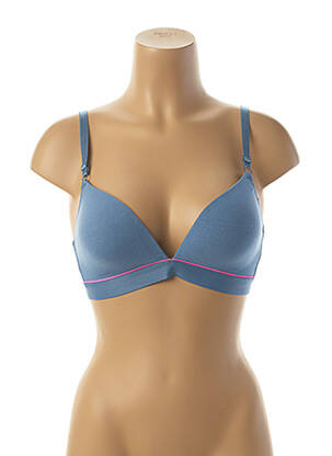 Soutien-gorge haut soutien-gorge moulé haut soutien-gorge moulé bleu HANA femme