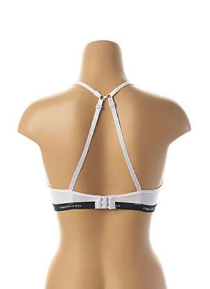 Soutien-gorge effet matière satinée haut soutien-gorge moulé blanc HANA femme