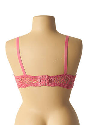 Soutien-gorge tissage dentelle rose HANA femme