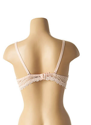 Soutien-gorge effet matière satinée haut soutien-gorge push-up beige HANA femme