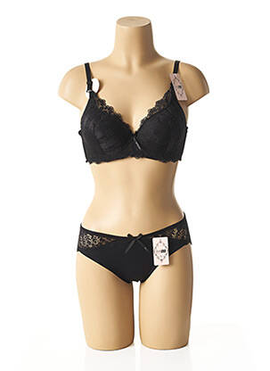 Ensemble lingerie noir HANA pour femme
