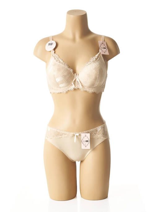 Ensemble lingerie beige HANA pour femme
