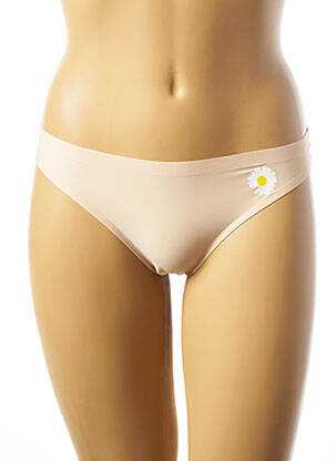 Tanga beige HANA pour femme