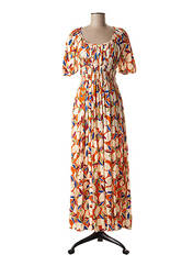 Robe mi-longue beige COMPAÑIA FANTASTICA pour femme seconde vue