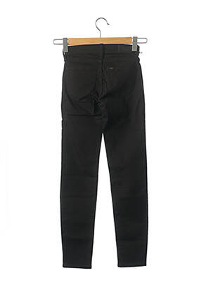 Pantalon slim taille basse taille basse noir LEE femme